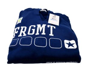 Lot #13020 – Fragment Converse Hoodie Blue Size XL NEW Clothes & Shoes Fragment