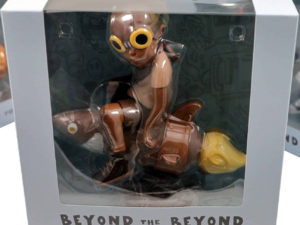 Lot #14414 – Hebru Brantley Flyboy Rocket Boy Sepia Figure Art Toys Hebru Brantley