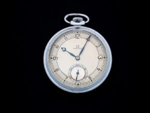 Lot #14166 – Omega Art Deco Sector Dial Pocket Watch Omega Omega Pocket Watch