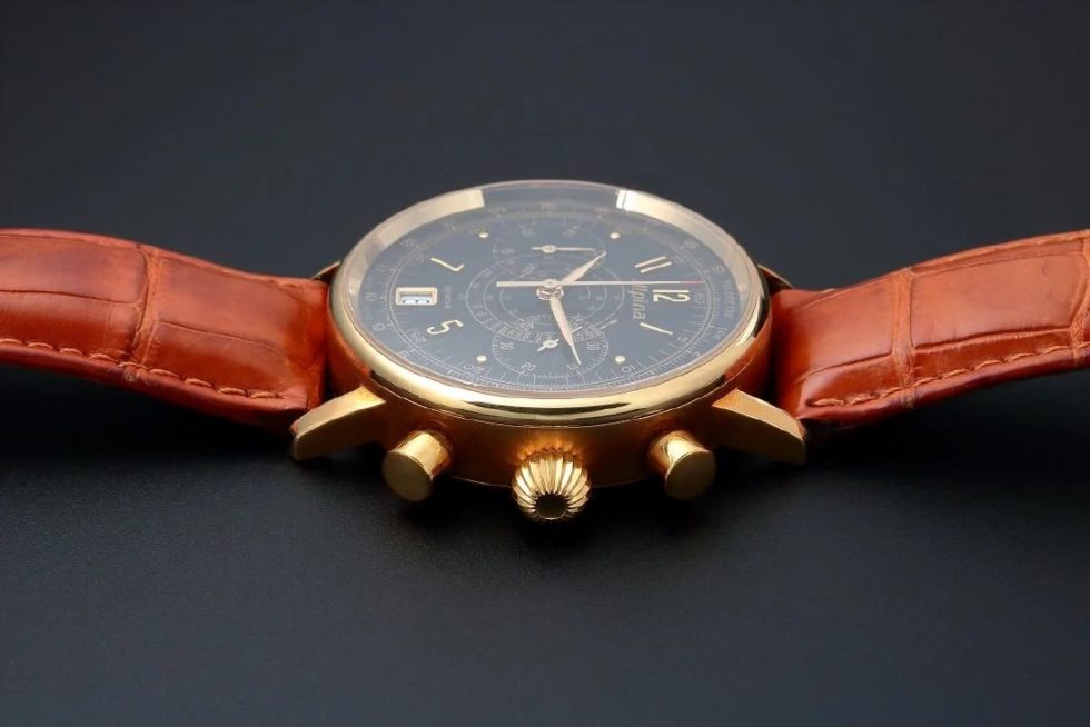 Gold Men`s Alpina Heritage Chronograph Watch – Baer & Bosch Auctioneers