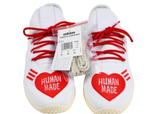 Lot #14400 – Adidas x Human Made x Pharrell Williams Tennis Shoes Sz 10.5 Clothes & Shoes Human Made Shoes