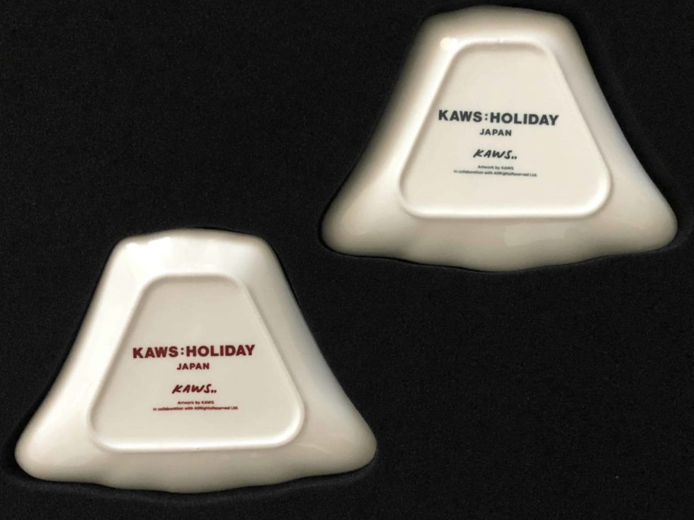 Lot #15039 – KAWS Holiday Japan Mount Fuji Plate Set of 4 Ceramic Plate AllRightsReserved