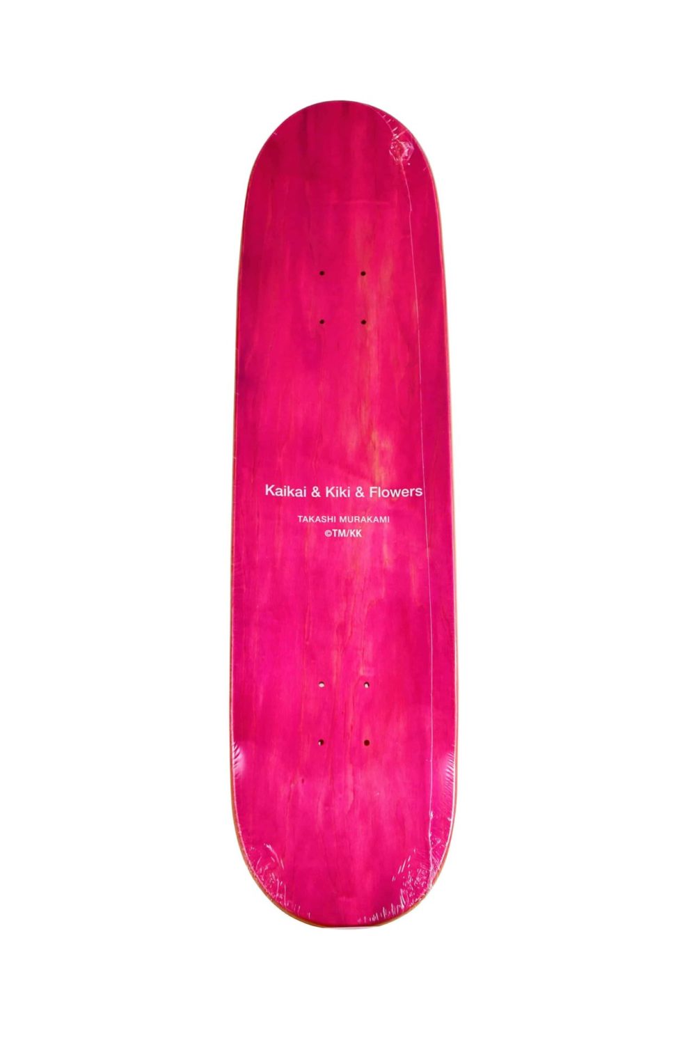 Lot #14266A – Murakami Kaikai Kiki Flower Rainbow Skateboard Deck Skateboard Decks Kaikai Kiki Skate Deck
