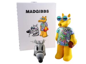 Lot #11734 – Steven Harrington x Madgibbs Quasimoto Sculpture Art Toys Steven Harrington