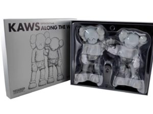 Lot #15075 – KAWS Along The Way Grey Vinyl Figures Along The Way KAWS