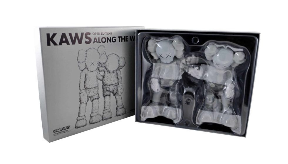 Lot #15075 – KAWS Along The Way Grey Vinyl Figures Along The Way KAWS