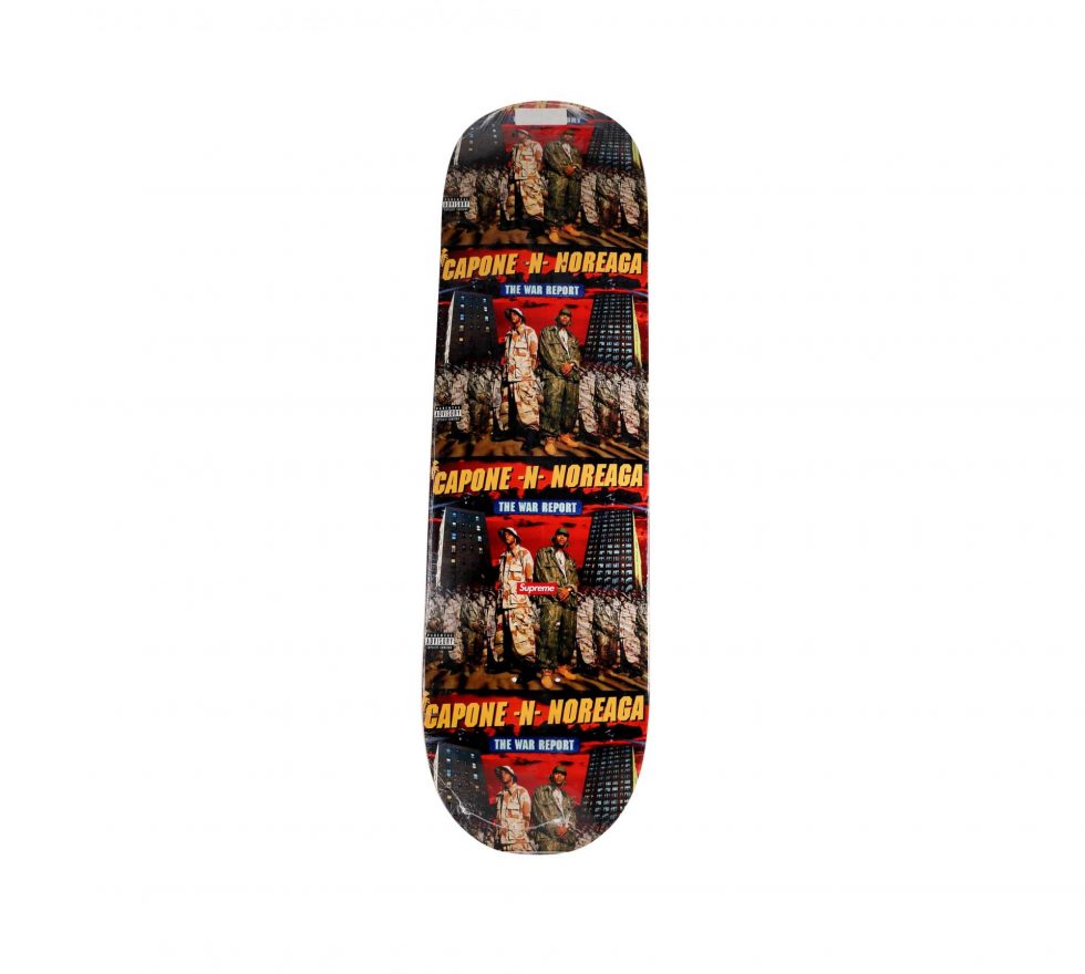 Lot #14529 – Supreme Capone N Noreaga War Report Skateboard Deck Skateboard Decks [tag]