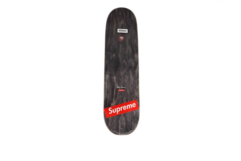 Lot #14503 – Supreme Smoke Navy Skateboard Deck Skateboard Decks Supreme