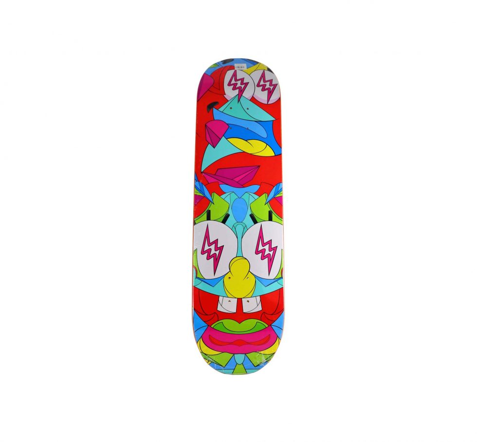 Louis De Guzman Spongebob x J Balvin Rainbow Skateboard Deck