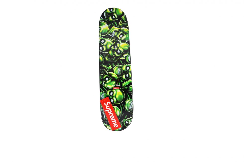Lot #14504 – Supreme Skull Pile Skateboard Skate Deck Skateboard Decks [tag]