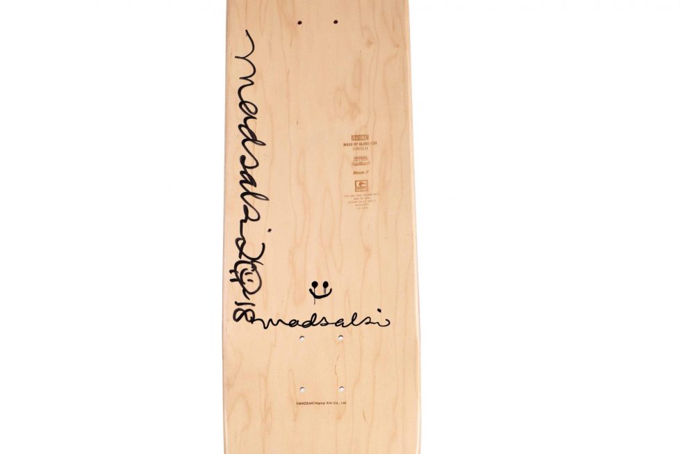 Lot #15194 – Madsaki Le Reve 2 Signed Skateboard Skate Deck Madsaki Central Embassy