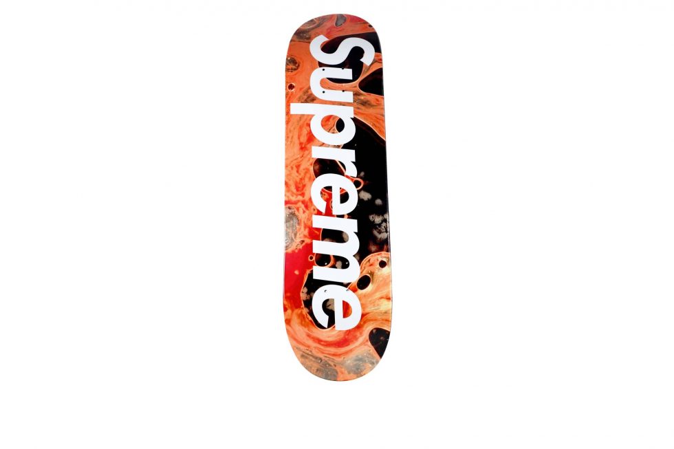Lot #13908 – Andres Serrano x Supreme Blood & Semen Skateboard Skate Deck Skateboard Decks Andres Serrano