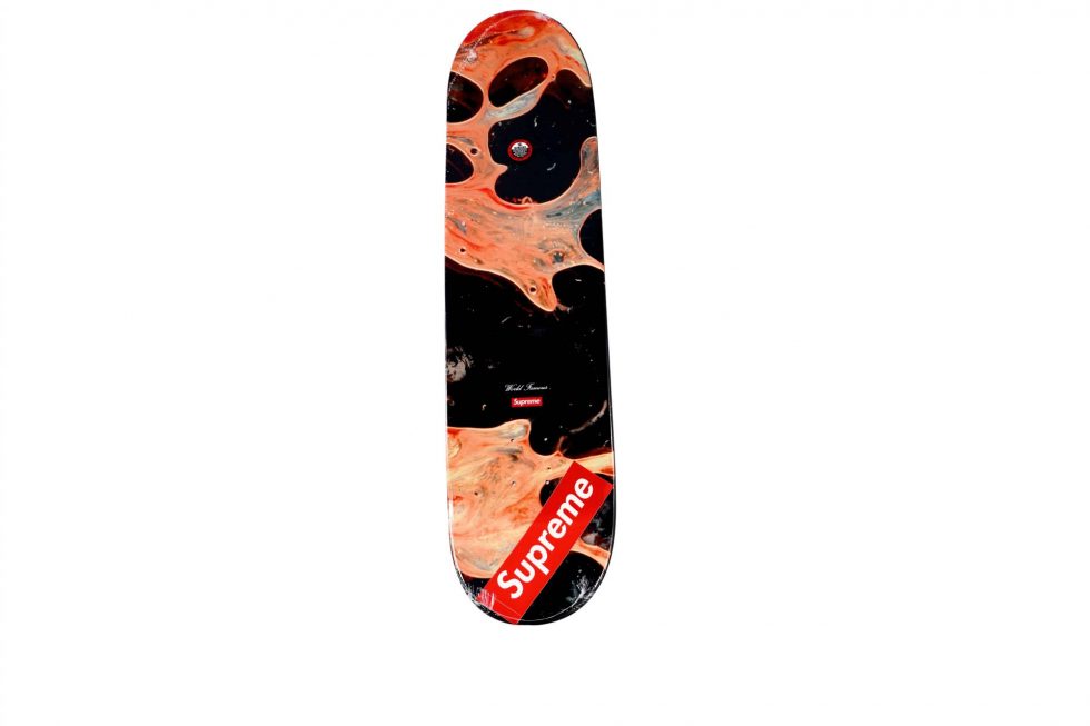 Lot #13908 – Andres Serrano x Supreme Blood & Semen Skateboard Skate Deck Skateboard Decks Andres Serrano