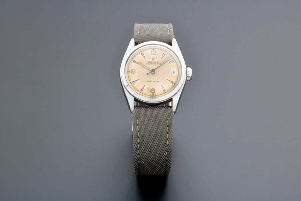 6615 Rolex 6066 Oysterdate Precision Red Date Wheel Watch Baer & Bosch Watch Auction