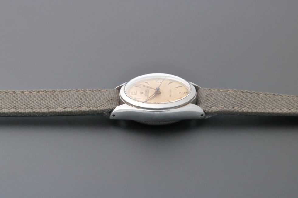 6615 Rolex 6066 Oysterdate Precision Red Date Wheel Watch Baer & Bosch Watch Auction2