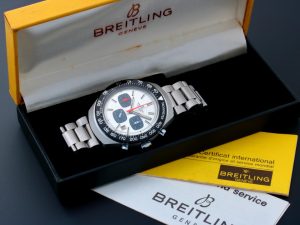 Lot #14144 – Breitling 7104 Long Playing Chronograph Watch Vintage 7104 Breitling 7104