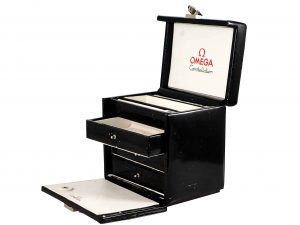 Lot #6703 – Omega Vintage Watch Box With Trays Omega Omega Watch Box