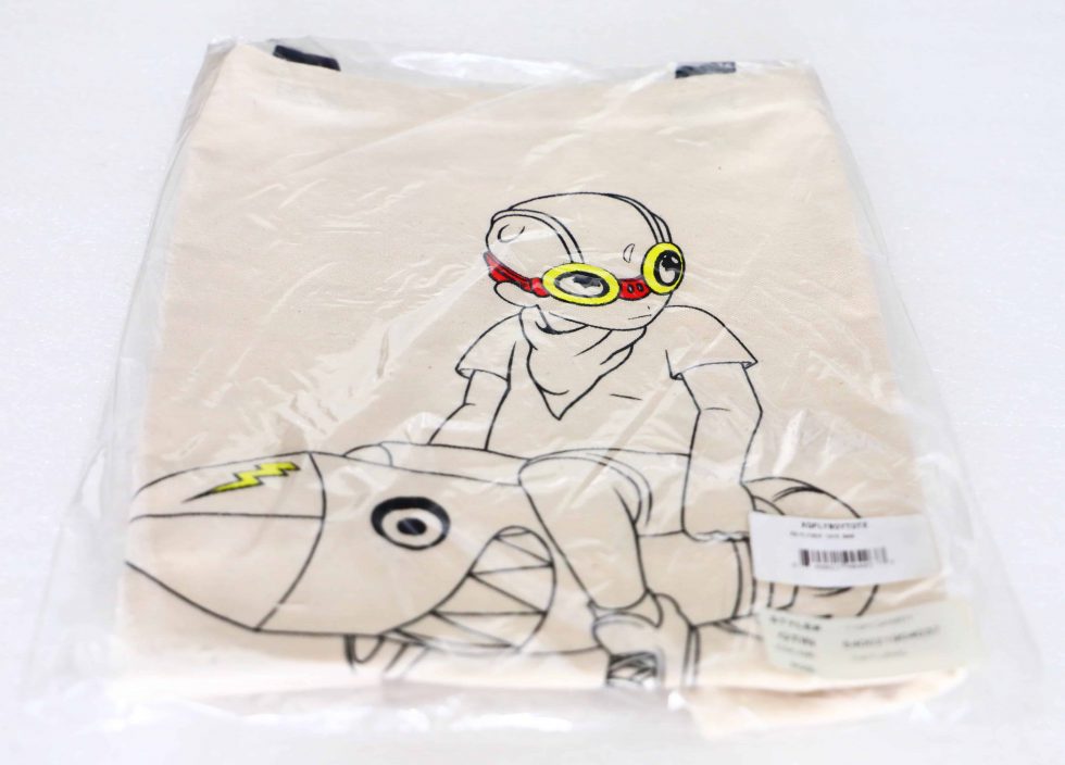 Lot #15055 – Hebru Brantley Flyboy Tote Bag Bags Hebru Brantley Flyboy Tote Bag