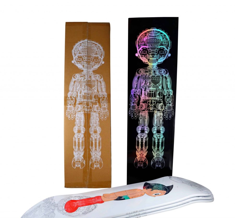 7148 Bait X Astro Boy Glow In The Dark Skateboard Decks Limited Edition Baer & Bosch Toy Auctions3