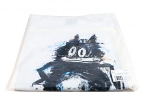 Lot #14311 – Joyce Pensato Felix T-Shirt XL White Clothes & Shoes Joyce Pensato