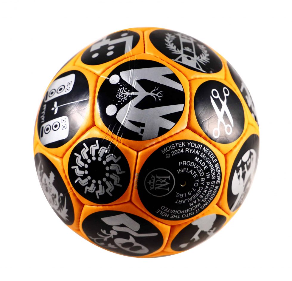 Lot #14289 – Ryan McGinness Soccer Ball Art Toys Ryan McGinness
