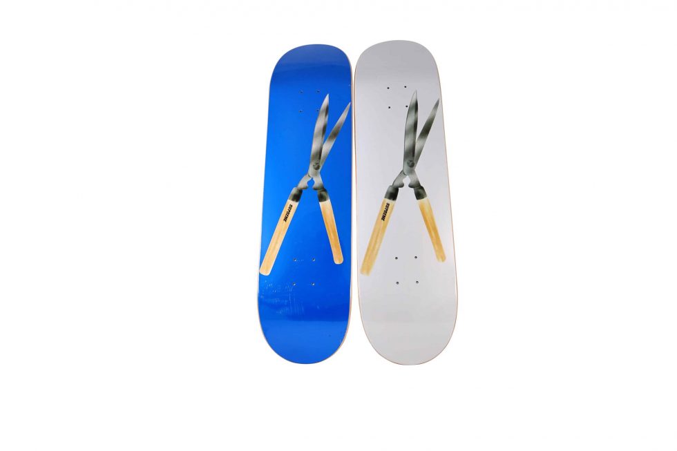 Lot #14505 – Shears Supreme Skateboard Deck Set Skateboard Decks Skateboard