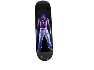 Lot #14059 – Supreme Tupac Hologram Skateboard Skate Deck Skateboard Decks Supreme