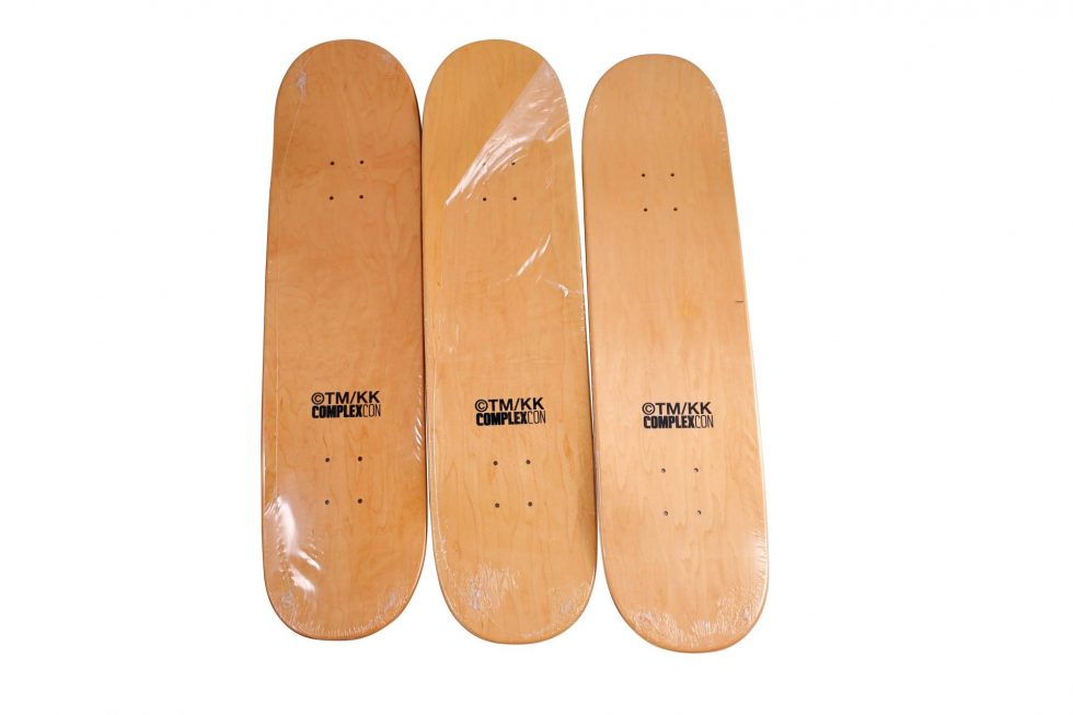 Lot #14495 – Takashi Murakami Signed DOB Triptych Skateboard Decks Skateboard Decks Takashi Murakami