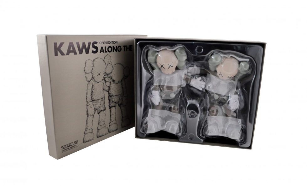 Lot #12306 – KAWS Along The Way 3 Figure Set Vinyl Sculptures Sealed Along The Way KAWS Along The Way