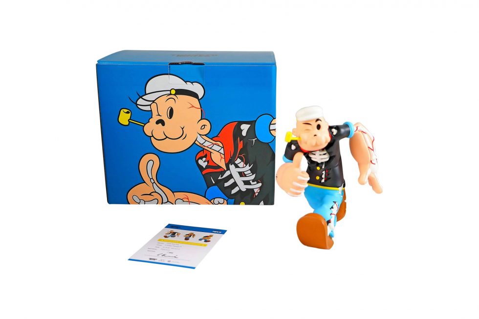 7467 Cote Escriva Creepy Popeye Limited Edition Sculpture – Baer & Bosch Toy Auctions