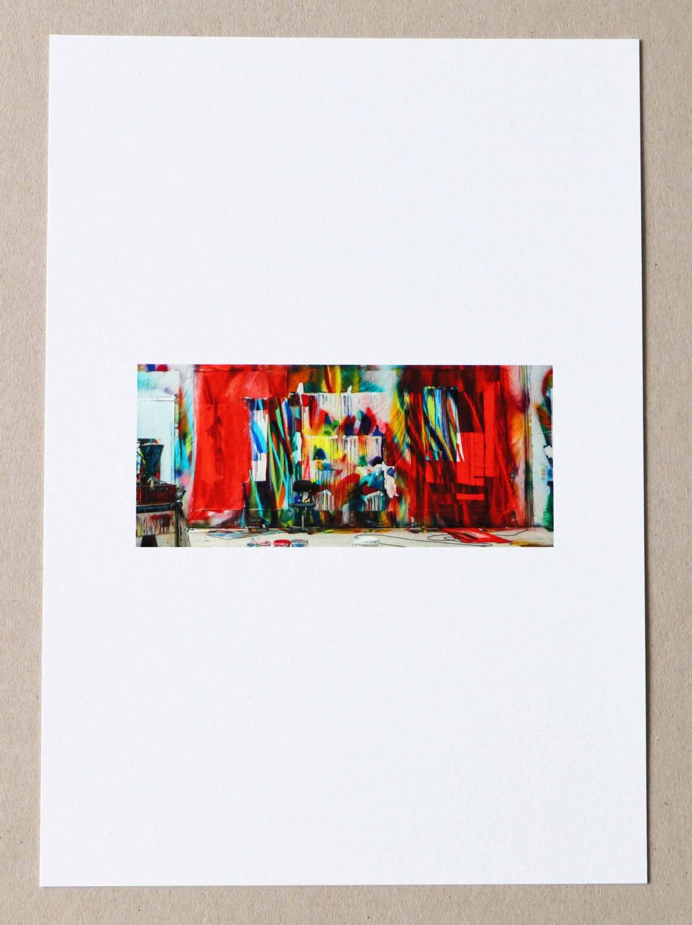 Lot #14933 – Katharina Grosse Der Stuhl Print Limited Edition Art Katharina Grosse