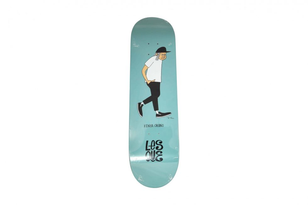 Lot #14481 – Yusuke Hanai Kenya Okuno x Lesque Skateboard Skate Deck Skateboard Decks Yusuke Hanai Kenya Okuno