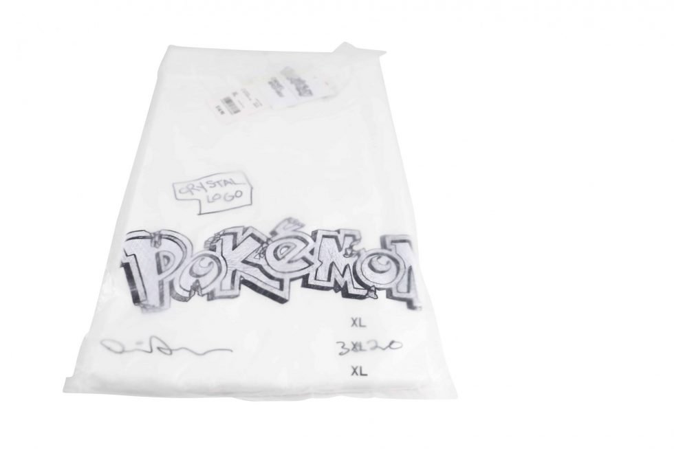 Daniel Arsham X Pokemon 3020 Crystal Logo T Shirt White Size Xl
