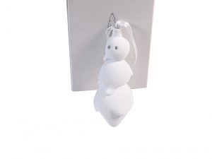 Lot #12620 – Daniel Arsham Snarkitecture Seletti Snowman Sculpture White Art Toys Daniel Arsham