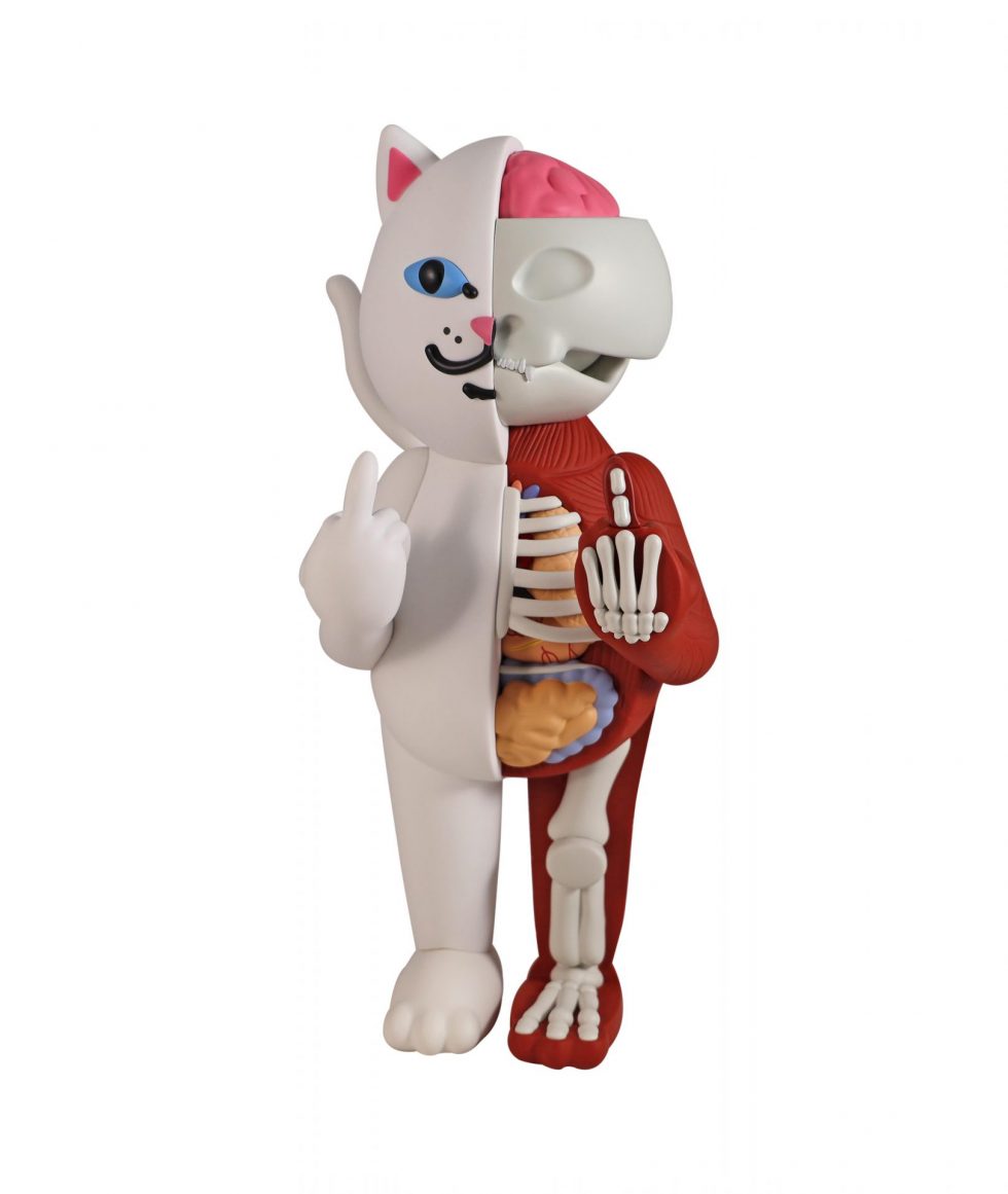 Lot #12357 – Ripndip Lord Nermal Anatomy Vinyl 14in Figure Limited Edition Art Toys [tag]