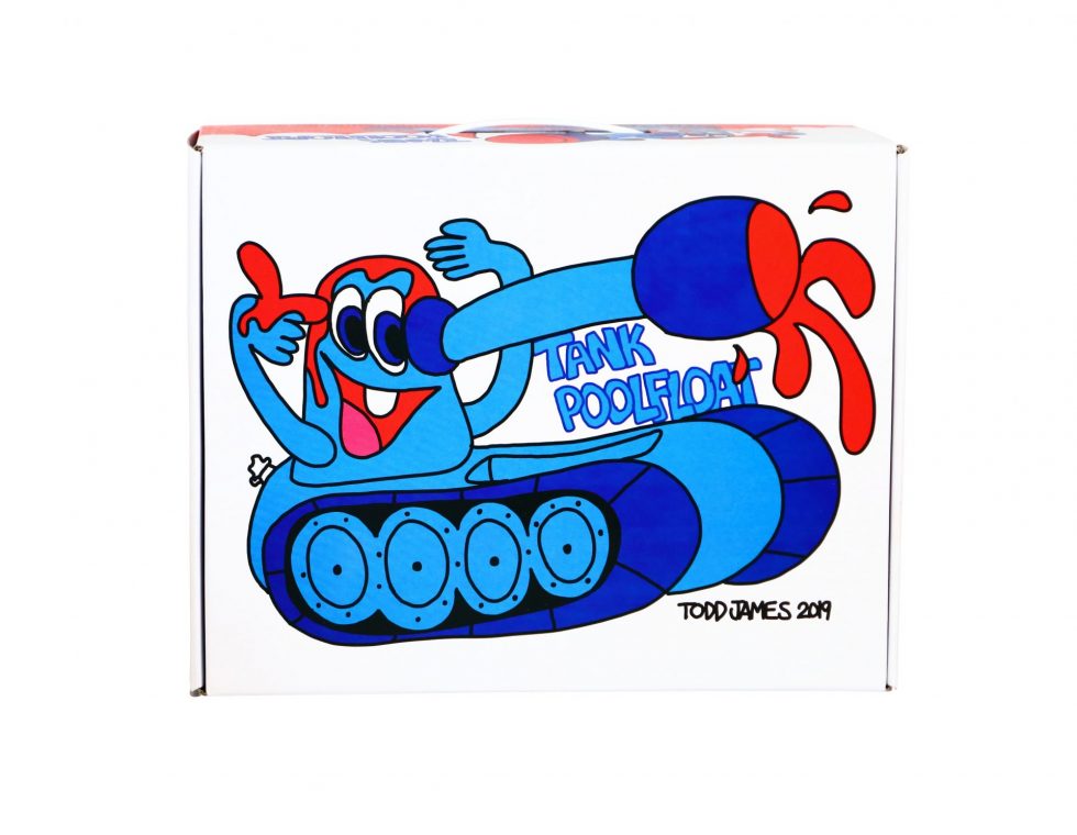 Lot #12933 – Todd James x Case Studyo Tank Pool Float Art Toys Todd James