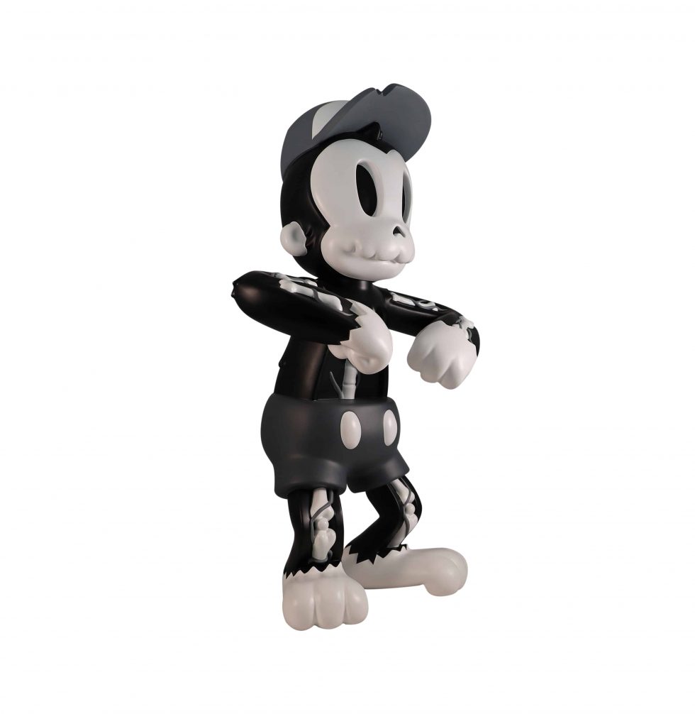 Lot #14949 – Cote Escriva JUMBO Creepy Monkey Mono 70cm Sculpture Limited Edition Art Toys Cote Escriva