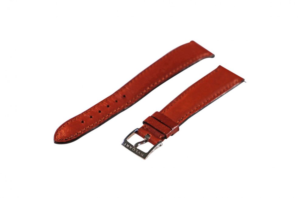 Lot #HB19-01 – Bvlgari 18MM Leather Watch Strap 14MM Tang Buckle Watch Straps [tag]