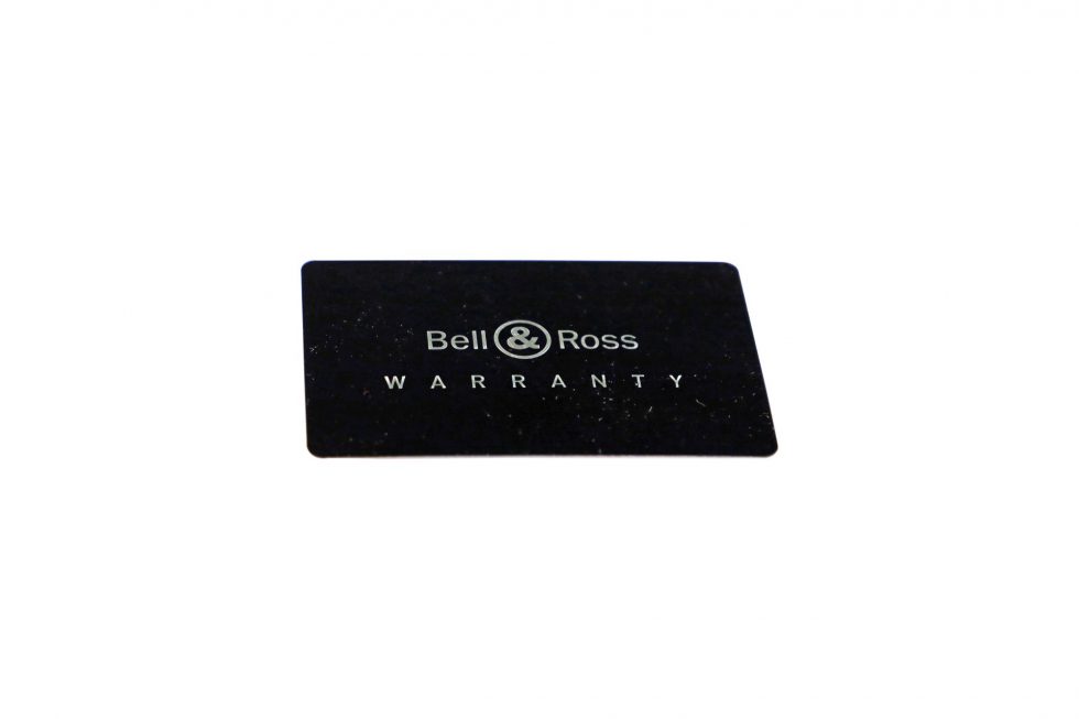 Lot #HB19-02 – Bell & Ross Watch Warranty Card Accessories [tag]