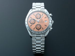 Lot #14129 – Rare Omega 3511.60 Speedmaster Date 40th Anniversary Grand Prix Watch Omega Omega