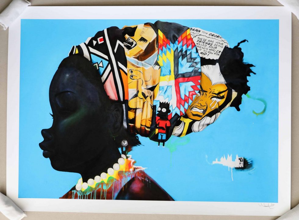 Hebru Brantley Darker Than The Color Of My True Love’s Hair Print – Baer & Bosch Toy Auctions