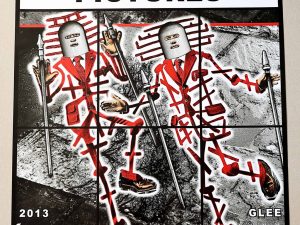Lot #14904 – Gilbert & George Signed Scapegoating Pictures Glee Poster Art Gilbert & George
