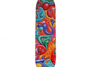 Lot #14586 – Kenny Scharf Skateboard Skate Deck Kenny Scharf Kenny Scharf Skateboard