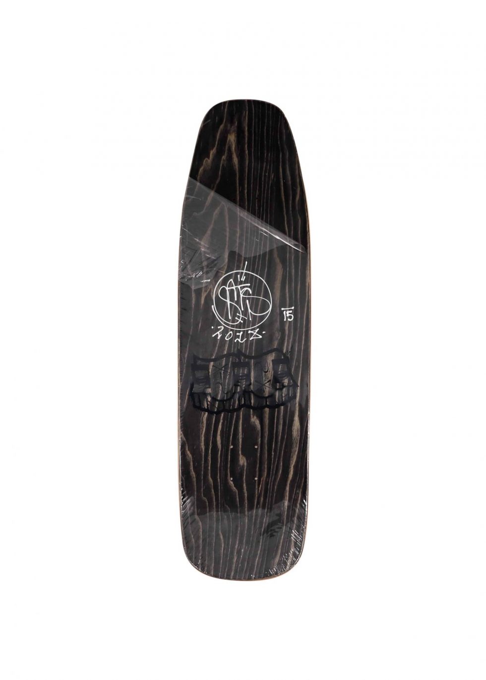 Lot #14607 – GATS Cruiser Gold Glitter Foil Skateboard Skate Deck Limited Edition GATS GATS Cruiser Skateboard