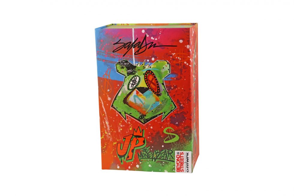 Lot #14958 – King Saladeen JP Money Bear El Blanco Vinyl Figure Art Toys King Saladeen