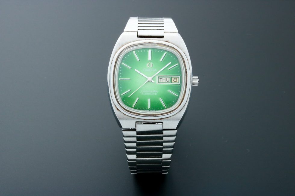 8997 Omega Seamaster Day Date Green Dial Watch – Baer & Bosch Watch Auction
