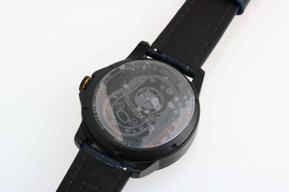 Lot #14169 – Strumenti Nautici Titanium DLC Automatic Tourbillon SNT Watch Strumenti Nautici Tourbillon Limited edition