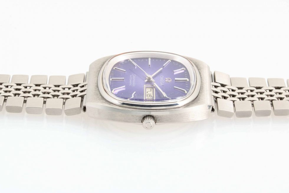 10521 Omega 166.0211 Seamaster Day Date Purple Dial Watch1