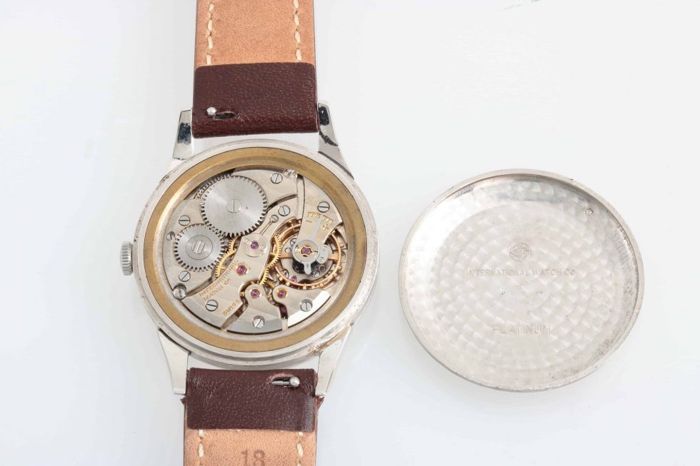 10891 Vintage Iwc Platinum Watch Cal 89 5