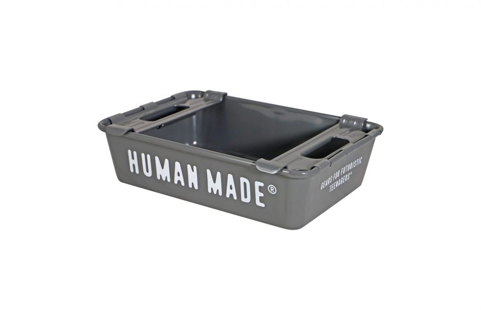 Lot #14998 – Human Made Stacking Box Grey Crates Human Made